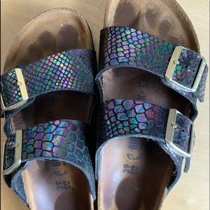 Birkenstock 39R Arizona snake multi